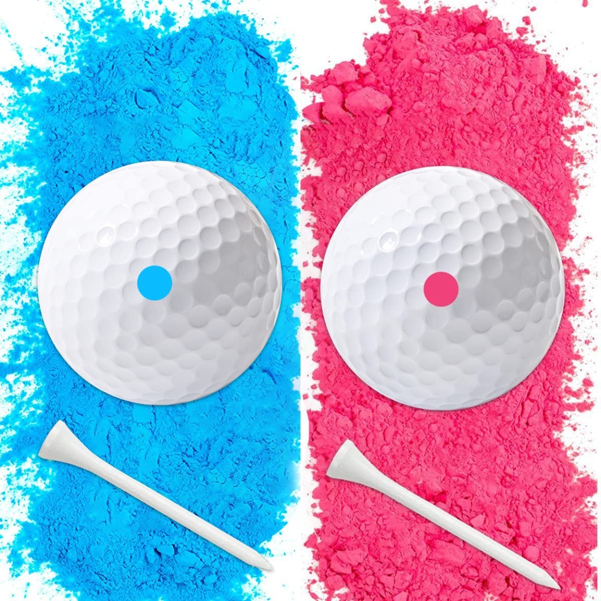 Gender Reveal Golf Ball dla płci Ujawnienie Baby Shower Gender Reveal Party Games