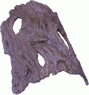 Driftwood Koi Sanctuary, Outdoor Pond Fish Refuge with Weighted Base, Na...