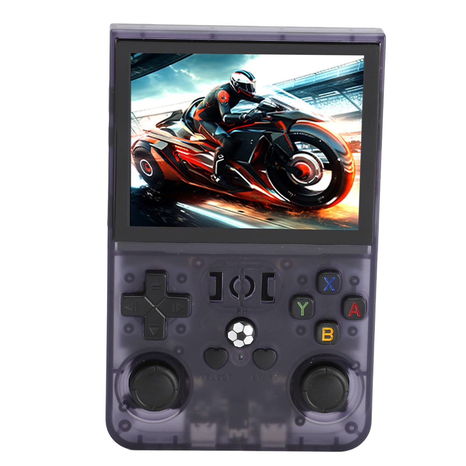 Consola de juegos portátil, consola retro con pantalla IPS de 3,5 pulgadas, batería de 4000 mAh y chipset RK3326, consola de bolsillo compacta para uso en casa como en (ShChGB)