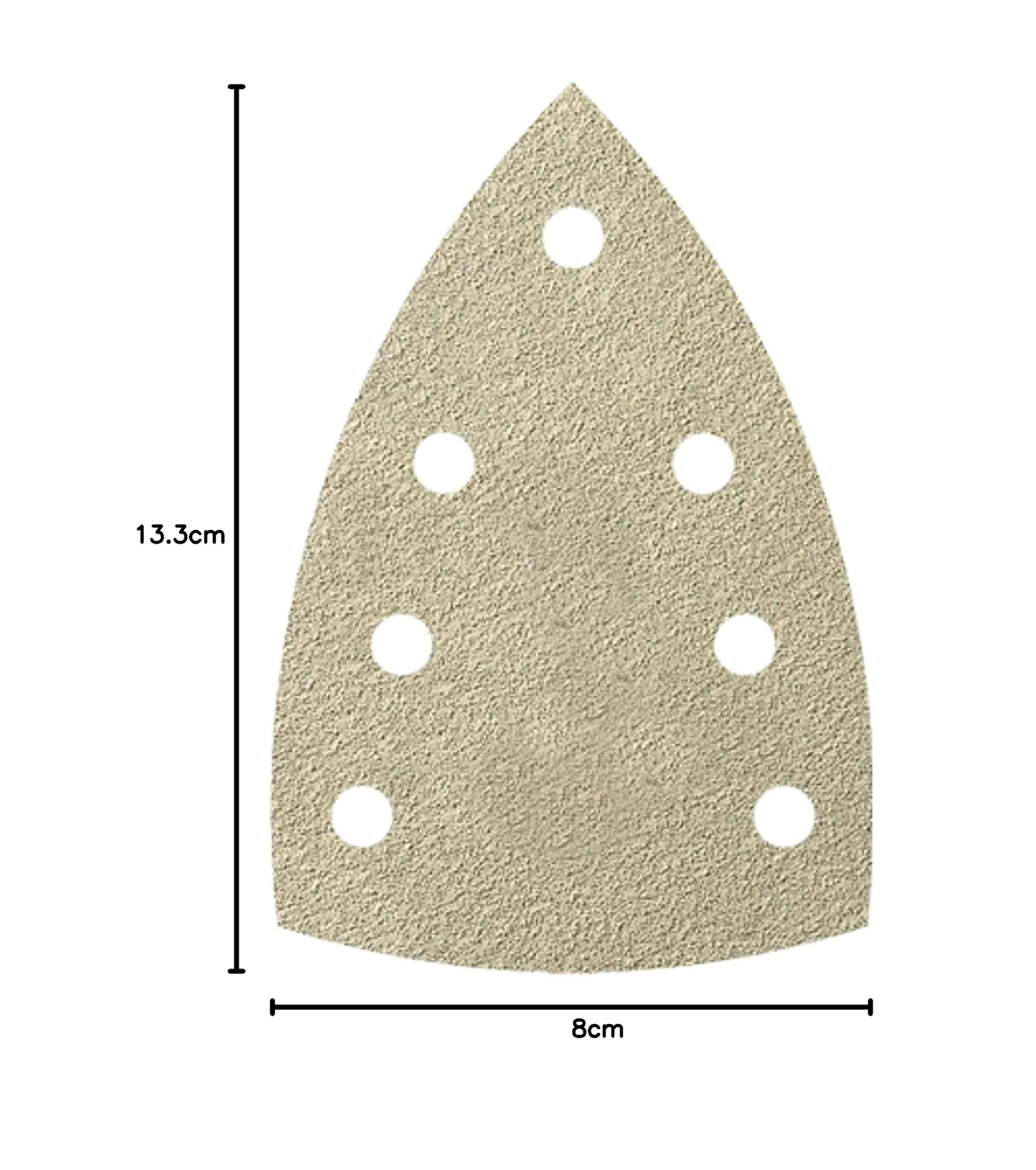 146975 Tiras con Soporte de Papel con Sujeci�n cierre de gancho y bucle, PS 33 CK, 60 Grano, 80X133 mm, GL 18 Forma de Perforaci�n