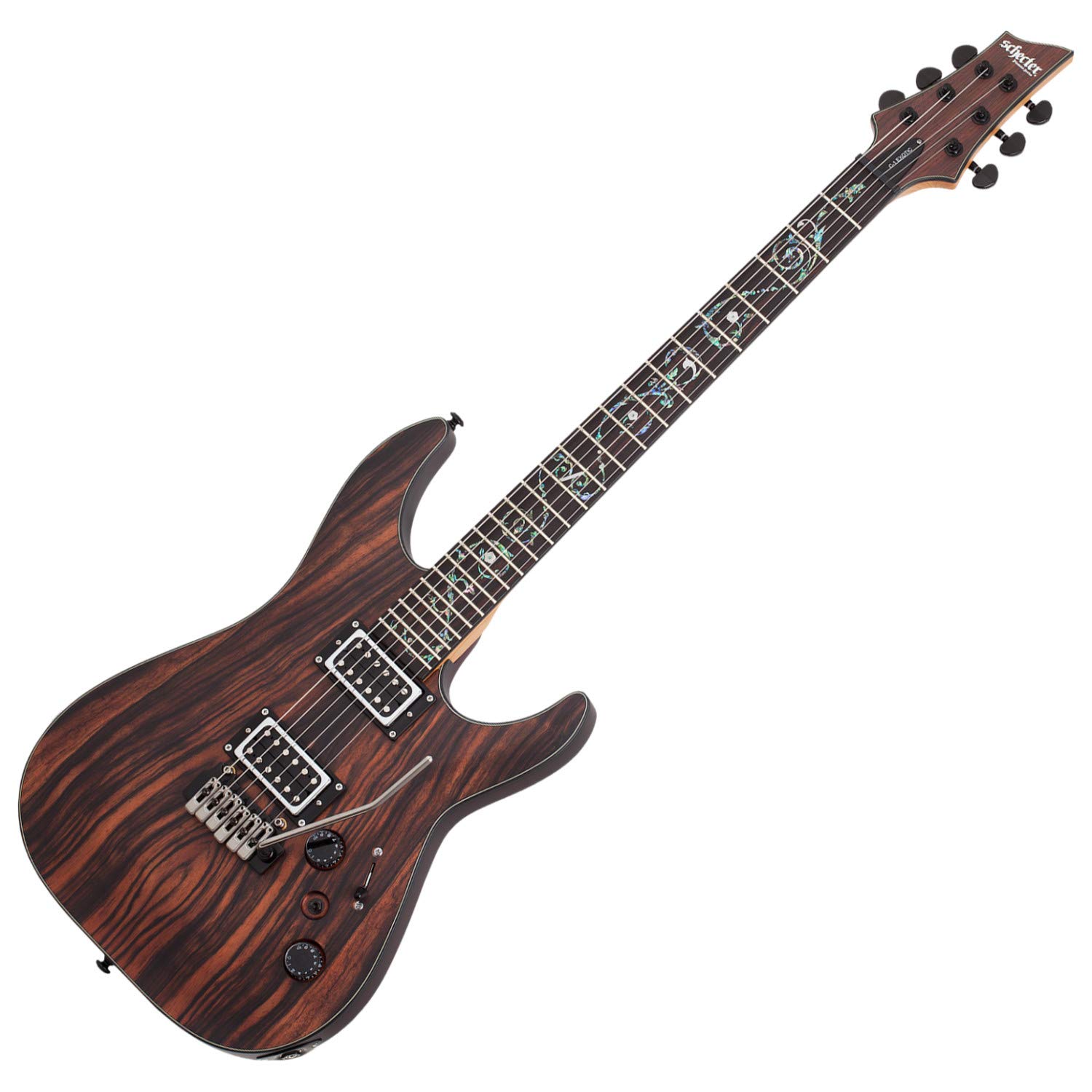 Amazon.com: Schecter C-1 Exotic Ebony Electric Guitar - Natural 