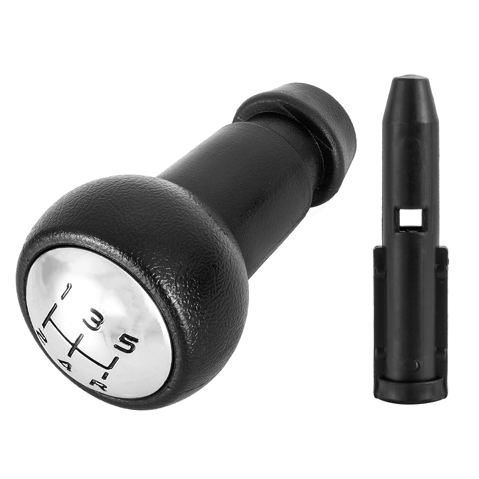 Schaltknauf, 5-Gang-Schaltgetriebe für Citroen C1 C3 C4 / für Peugeot 106 107 205 206 207 Chrom