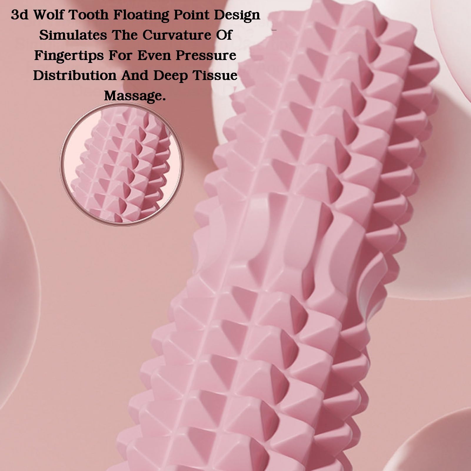 Rouleau En Mousse, Masseur De Tissus Profonds De Densité Moyenne, Rouleau Durable For Le Massage Du Dos, For Le Massage Des Tissus Profonds Du Dos, Thérapie Des Mollets(Color4)