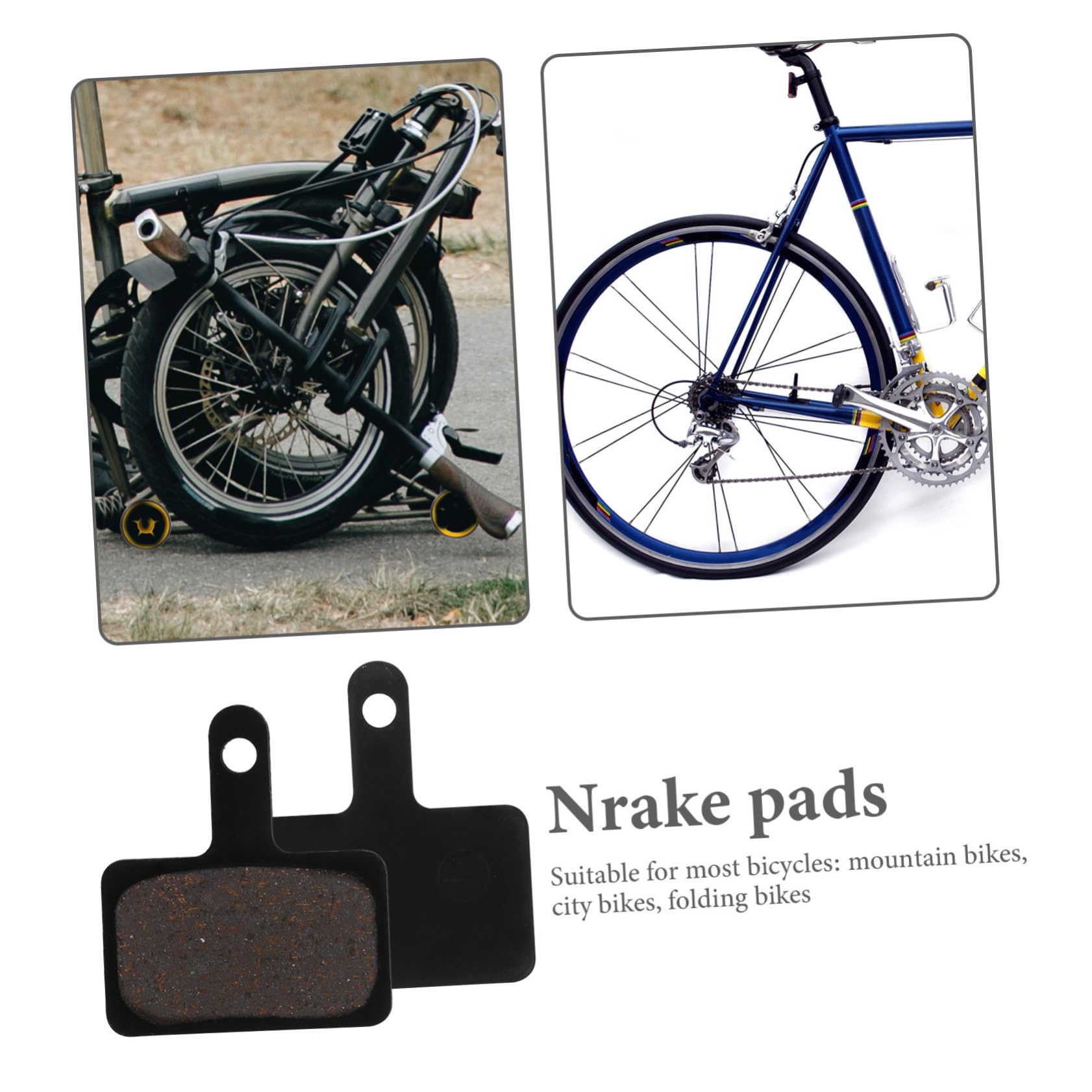 YARNOW 30 Jeux De Plaquettes De Frein De Vélo Freins De Vélo Plaquettes De Frein À Disque De Vélo Fournitures De Cyclisme Disque De Frein De Vélo Plaquettes De Frein Haute Performance