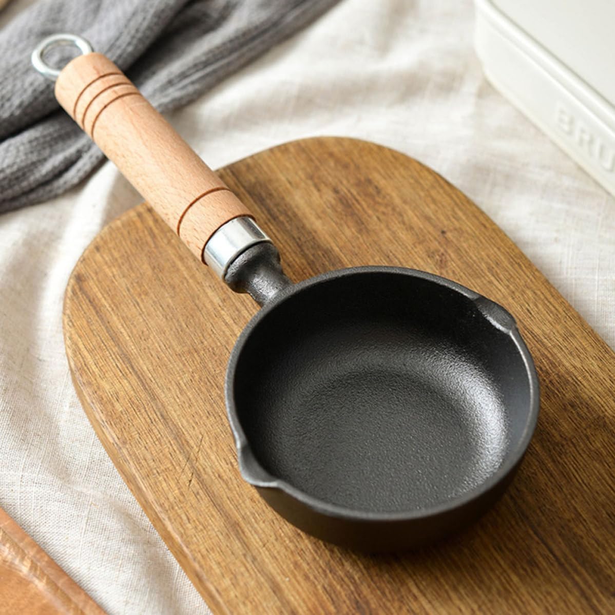 Mini Iron Melting Pot for Home Baking and Quick Cooking