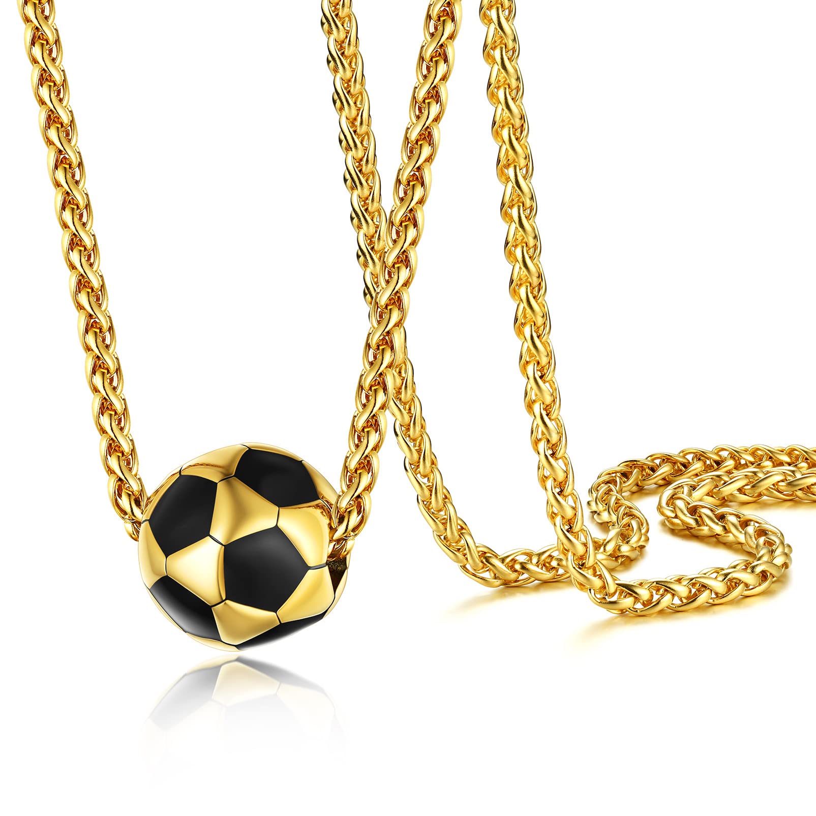 PROSTEEL Soccer/Baseball/Football/Basketball/Volleyball Necklace for Men