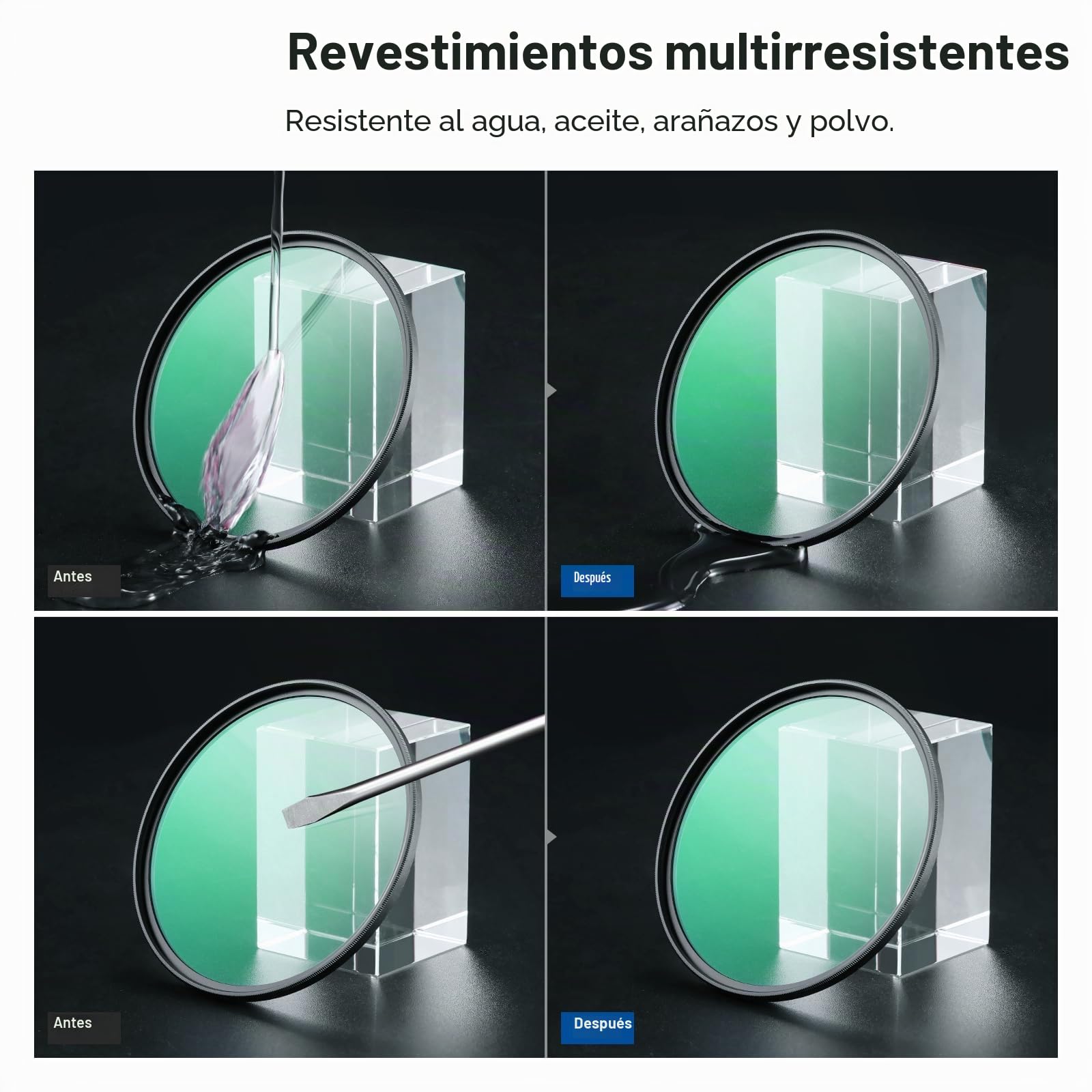 NEEWER 82mm Juego de 2 Filtros de Difusión Negra 1/4 y 1/8 de Efecto Cinematográfico Nebuloso, Recubrimiento Múltiple, con Estuche y Paño de Limpieza para Fotografía y Vídeo