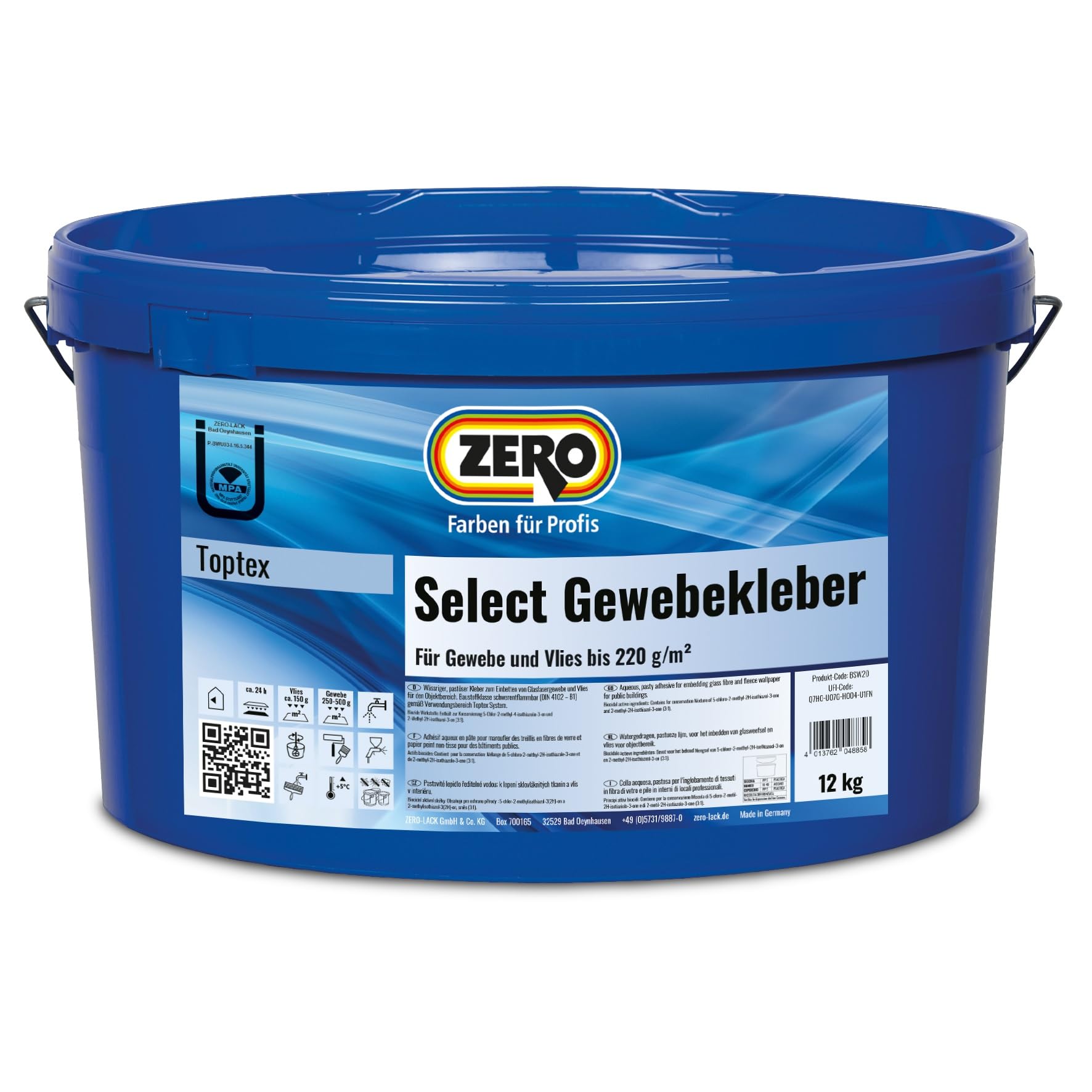 VULNESS ZERO Select Gewebekleber 160 transparent 12 kg