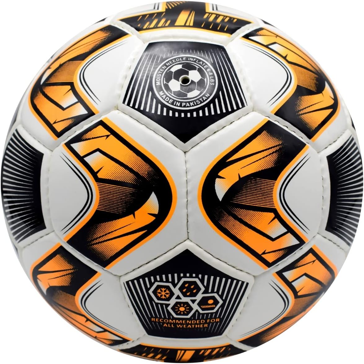 Indus9 Hand Stitch Series Leather Football | Soccer Ball | Size 5 – Premium Soccer Training Football – Durable Polyurethane Leather Football – Idea for Match and Training