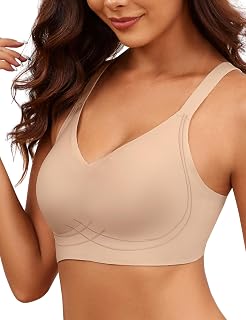 Wireless Bras for Women, Push Up Full Coverage Seamless Bra Soft No Underwire Comfort Bralettes Supportive Plus Size Bras