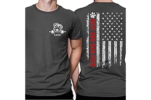 Personalized Dog Dad T-shirt Shirts for Men