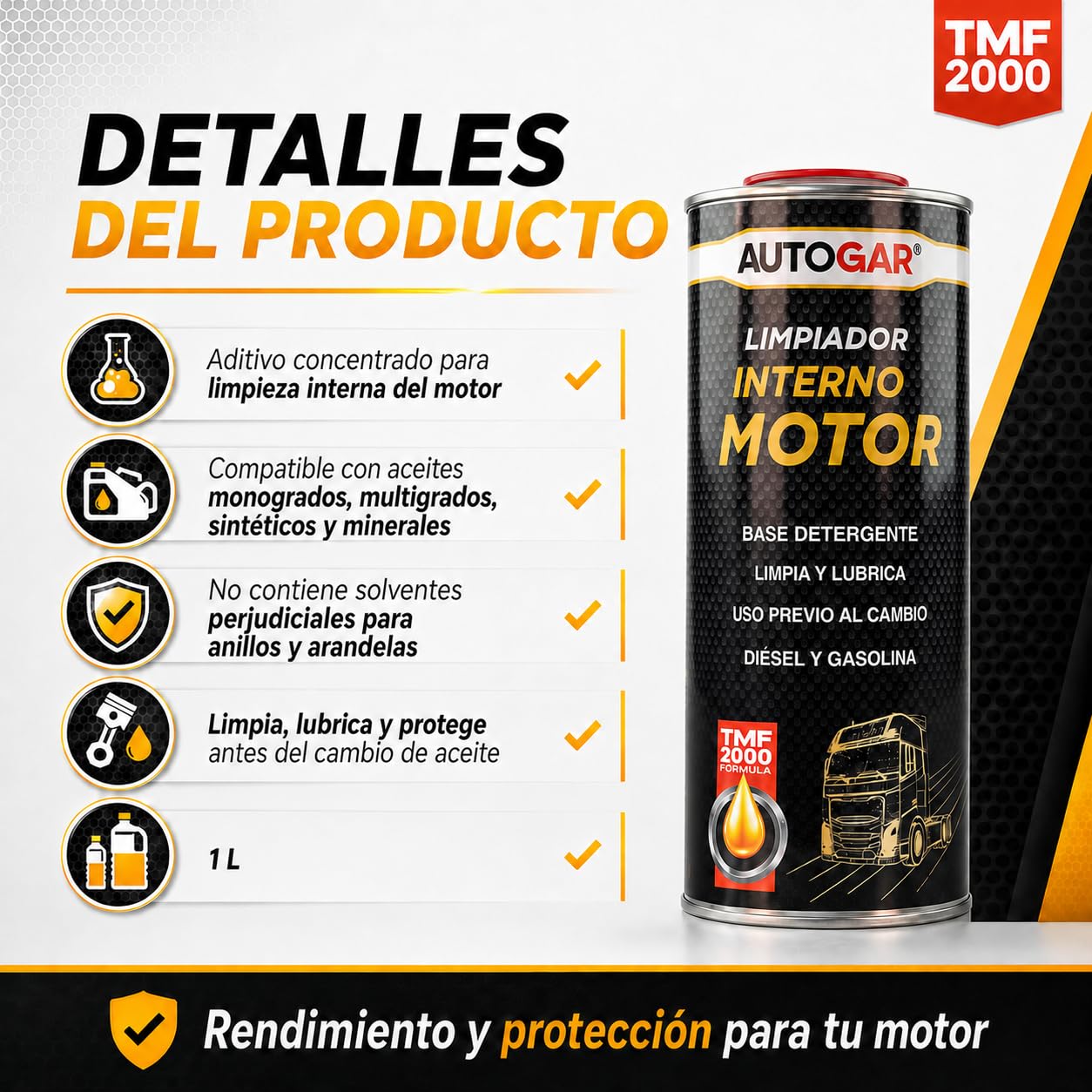 Limpiador Interno de Motores (1L). Ref. 12014