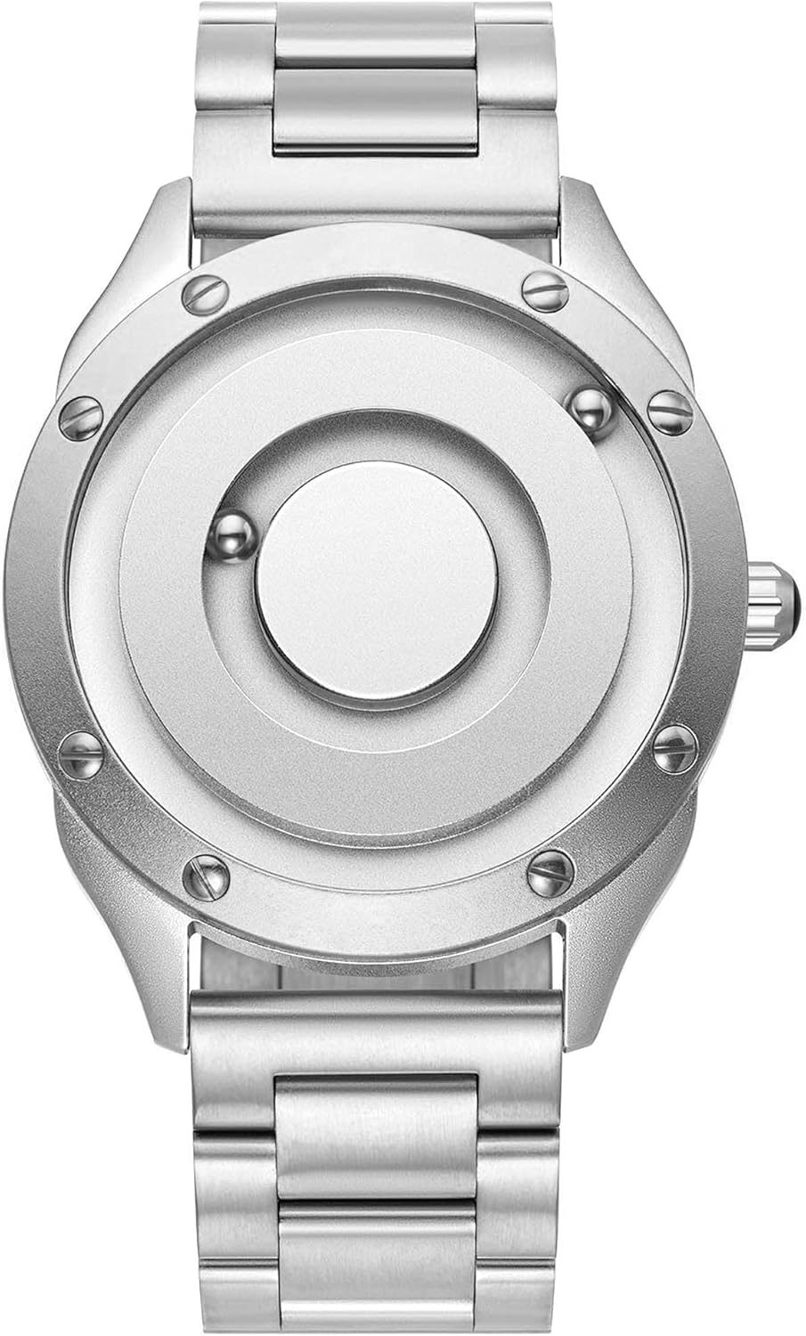 EUTOUR Mens Watches Men Designer Waterproof Analogue Quartz Watch Men Magnetic Watches Stainless Steel Wrist Watch Fashion Large Date Watches for Men