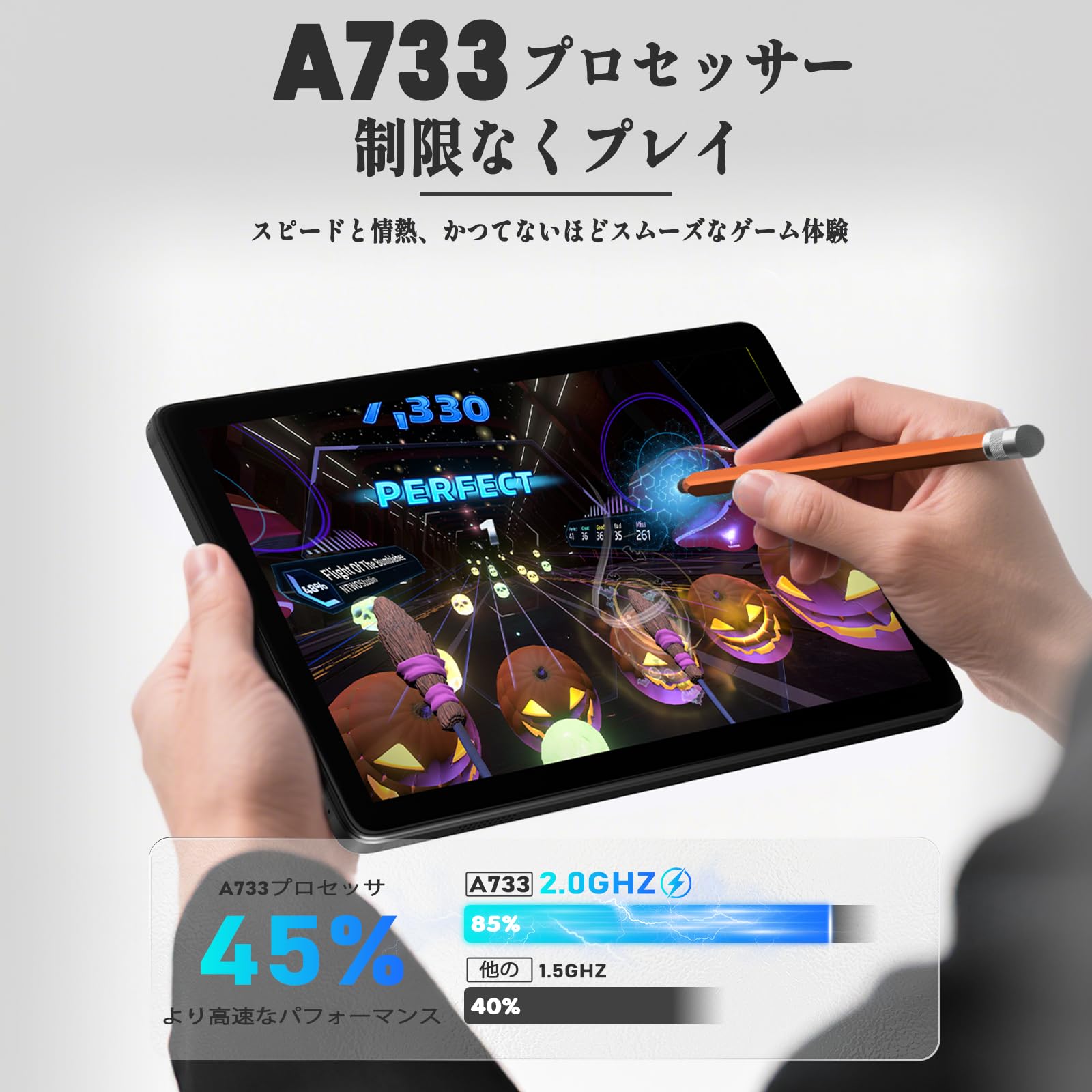 Amazon.co.jp: Android 15 タブレット 10.1インチ｜A733 オクタコアCPU