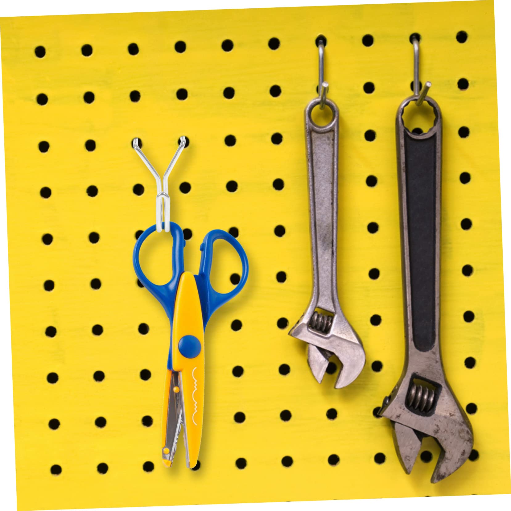Zerodeko 3 Set Ganci Per Garage Ganci Per Pannello Appendini Per Pesante Per Garage E Stabile E Resistente Per Utensili E Attrezzature 10 Pezzi*3