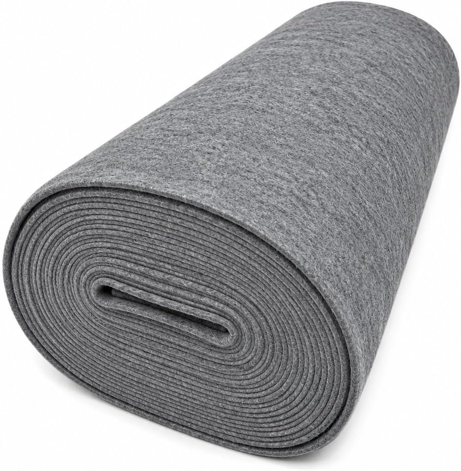 Craft Felt 20 Yards Wholesale by The Bolt -72-Inch Wide 1/16” Thick Acrylic Felt Fabric for Arts & Crafts, Cushion and Padding, Sewing Projects, Kids School Projects, DIY Projects (White)