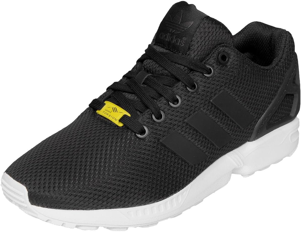 Adidas ZX Flux, Men Low-Top Sneakers, Black (Black/Black/White), 9 UK (43 1/3 EU)