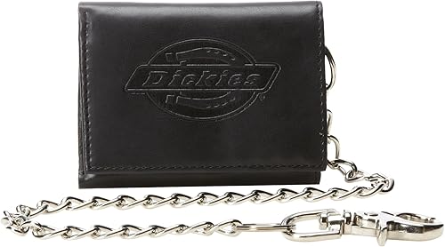Vista 6 de Dickies Men's Trifold Chain Wallet Negro oscuro