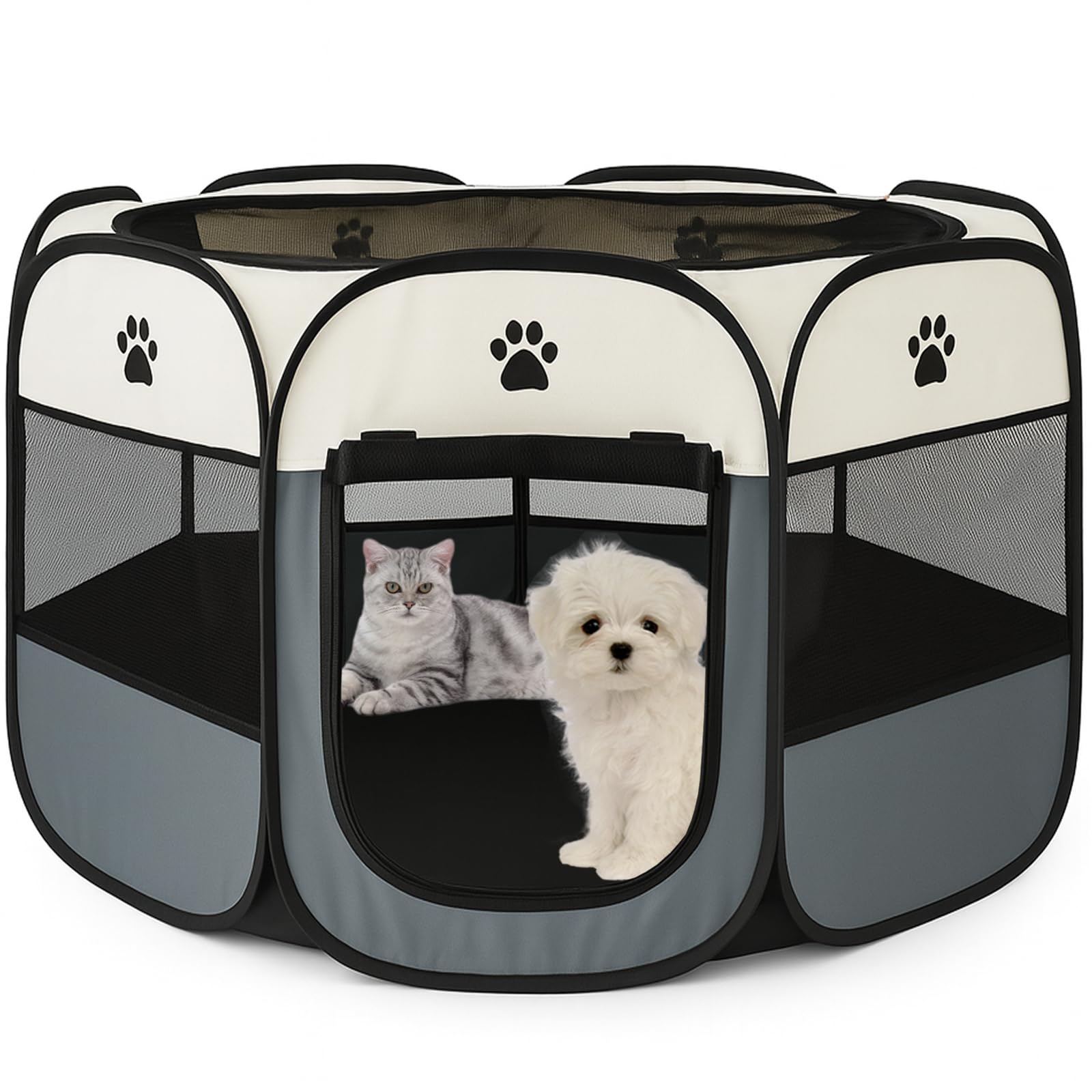 Amazon | 風織商社 ペットサークル 折畳み 犬 サークル 室内 73*73 
