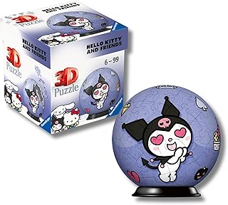 Comprar Ravensburger - Puzzle 3D: Hello Kitty, Kuromi, Puzzle 3D Niños 6 años o más, Maquetas para Montar con 54 Piezas