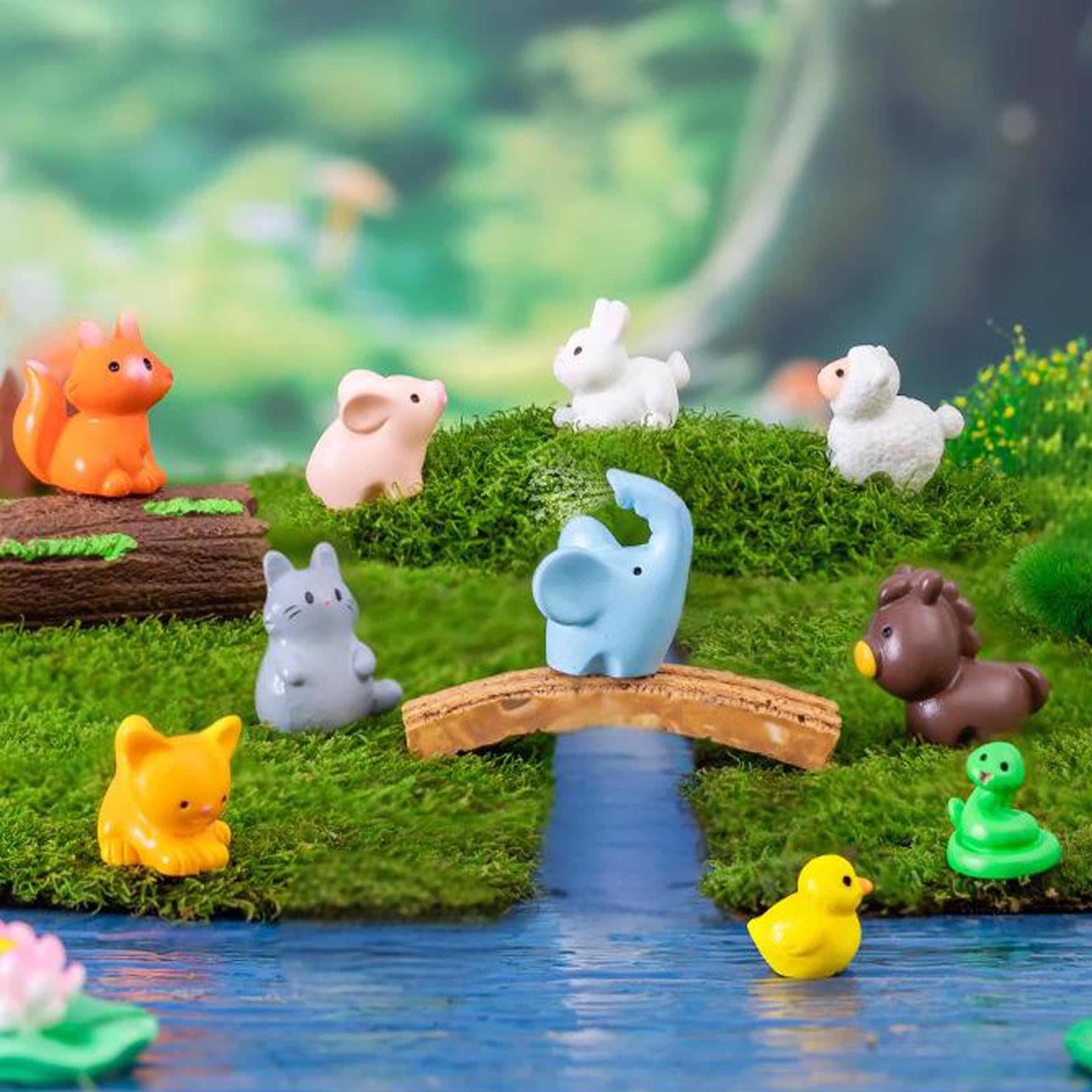 11-Piece Miniature Decorative Items, Cute Decorative Items, Mini