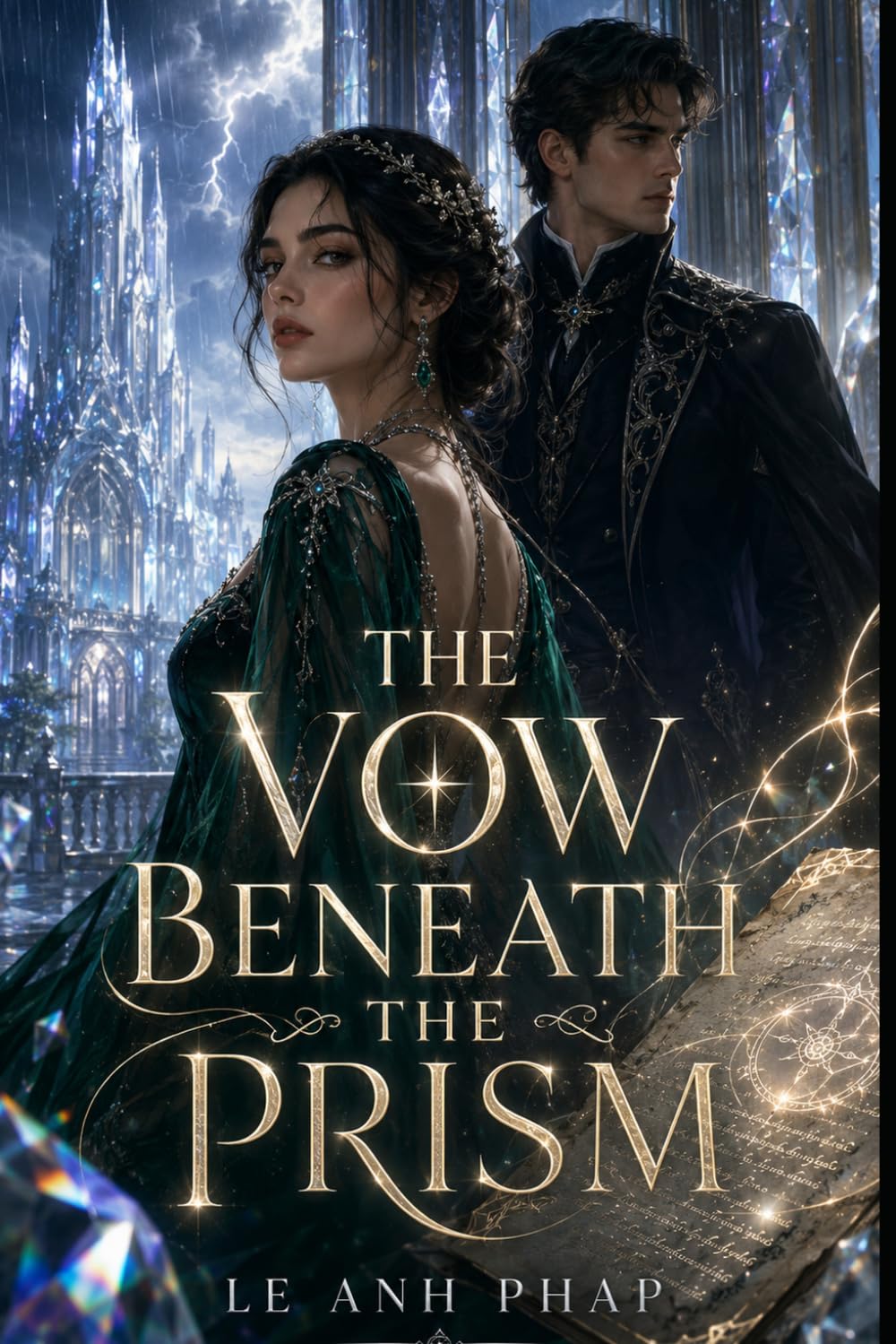 The Vow Beneath the Prism: A spellbinding fantasy romance of forbidden thoughts, court secrets, and a broken vow that could destroy a kingdom.