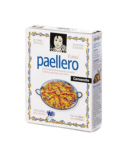 Paellero Paella Seasoning from Spain (5 packets) 8 Pack