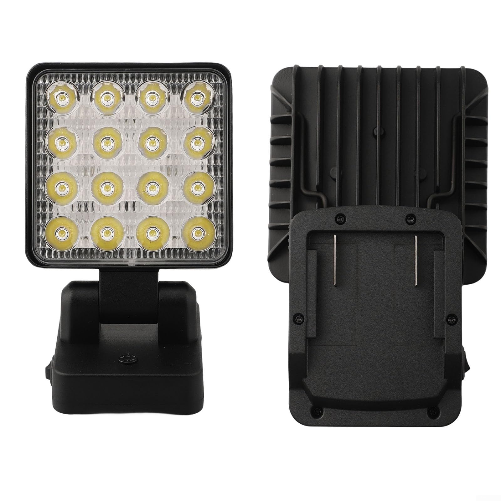 Luz de trabajo LED portátil para baterías Metabo 18V con cabezal ajustable para posicionamiento