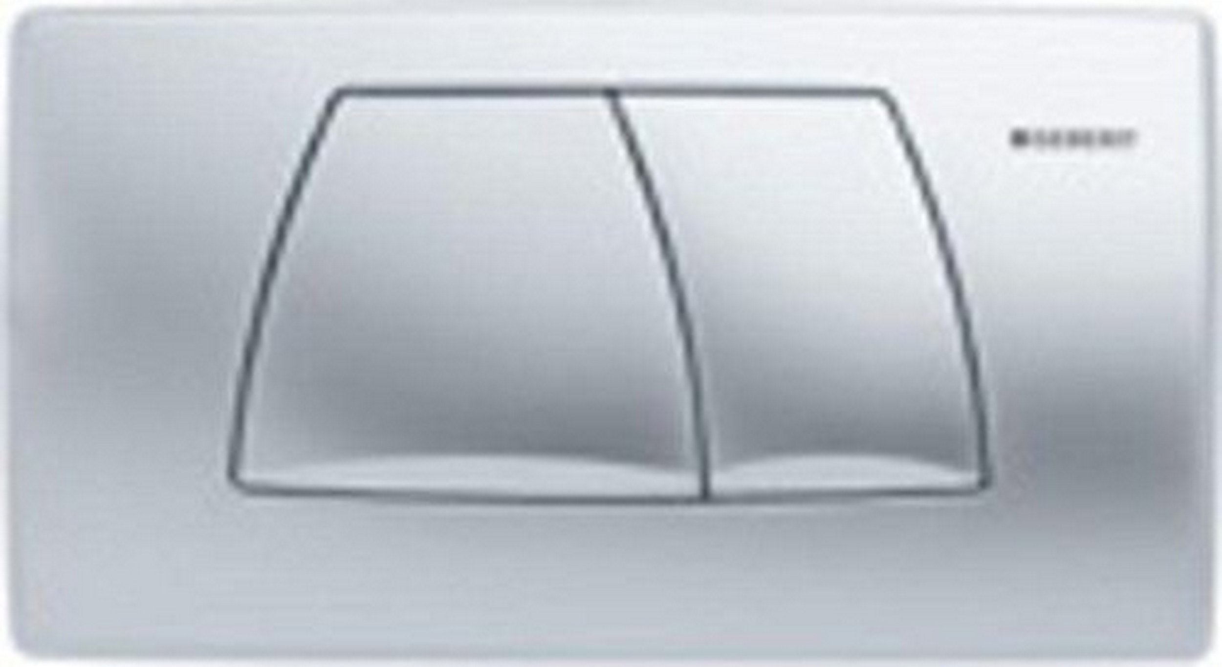 Geberit 115888111 Placca di comando Twinline con operazione dalla parte anteriore,bianco