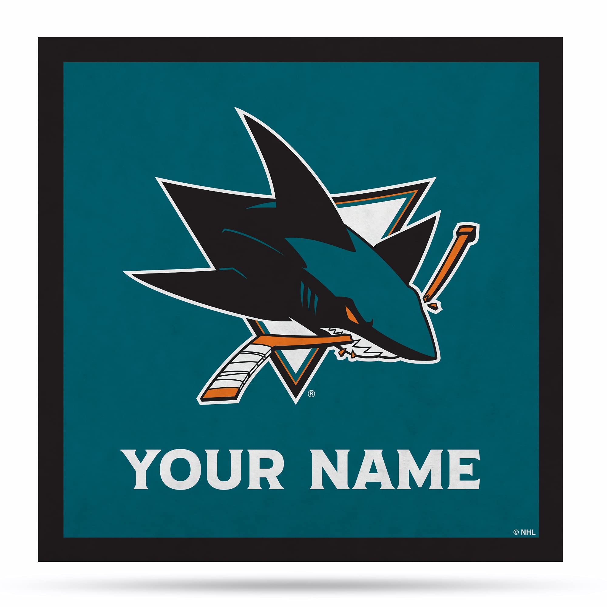 Rico Industries NHL Hockey San Jose Sharks Personalized 23