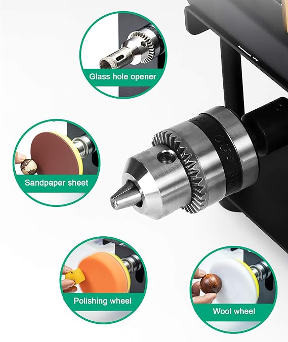 Mini Electric Table Saw,Hobby&Craft Power Tool Metal Wood Cutting Machine 4.3 Multifunctional DIY Table Saw Rotating Speed 1000-3000r/min Work Shop Portable 110V for Cutting Metal PVC Wood Acrylic