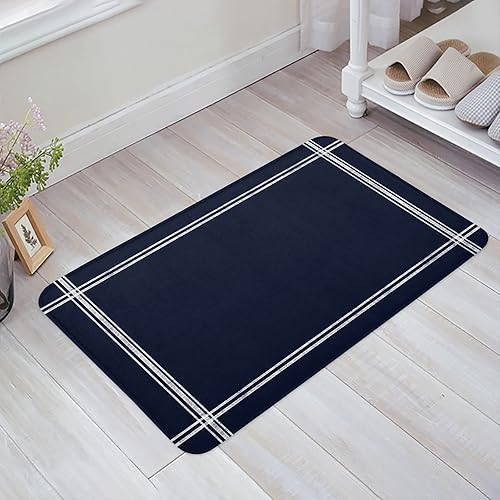 Miniatura 1 de Alfombra de exterior de 16 x 24 pulgadas para decoración de dormitorio, tapete absorbente para puerta, tapete de bajo perfil, alfombra de entrada,