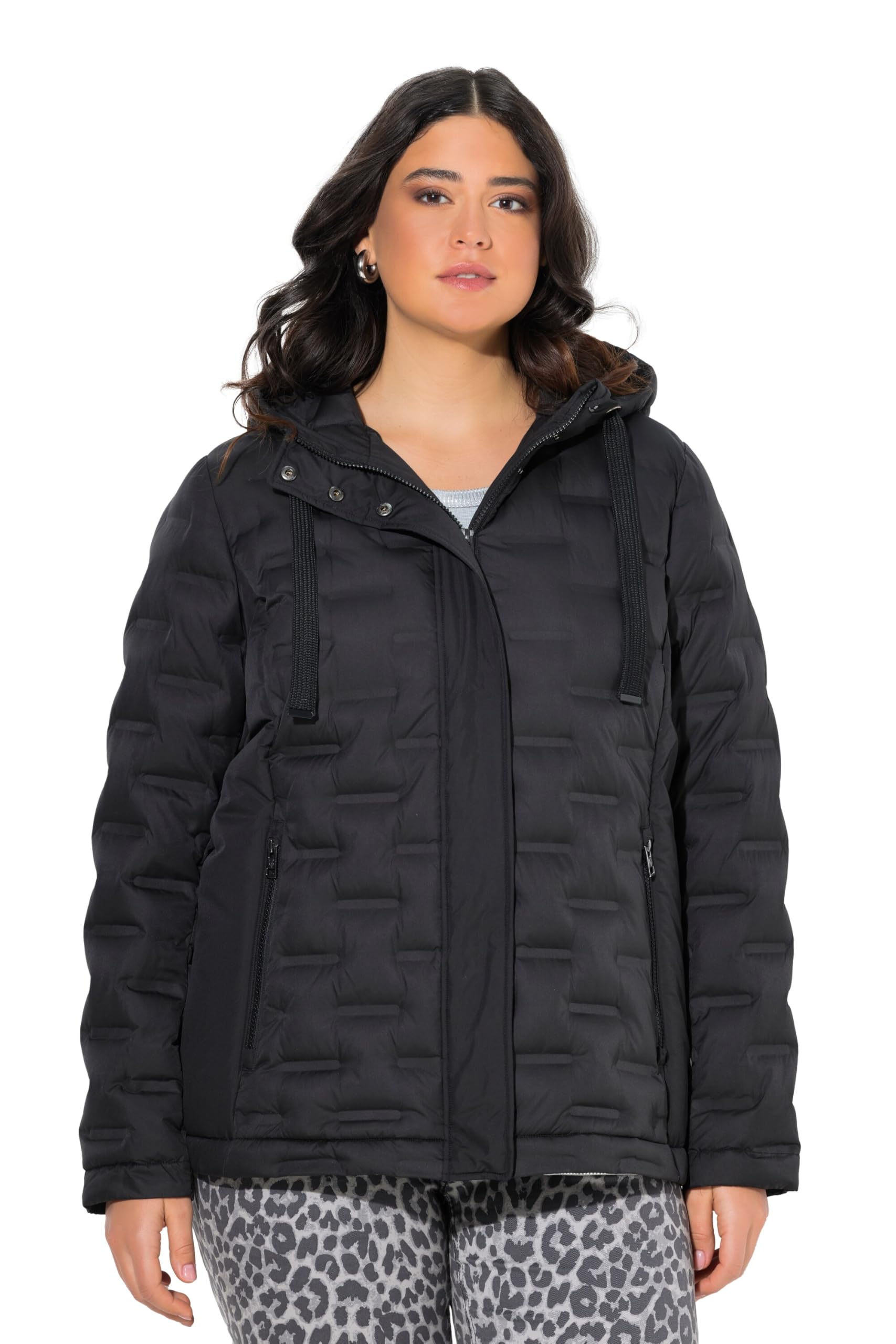 Ulla Popken Damen große Größen Übergrößen Plus Size HYPRAR Funktions-Steppjacke, Laserstepp, recycelt 839401