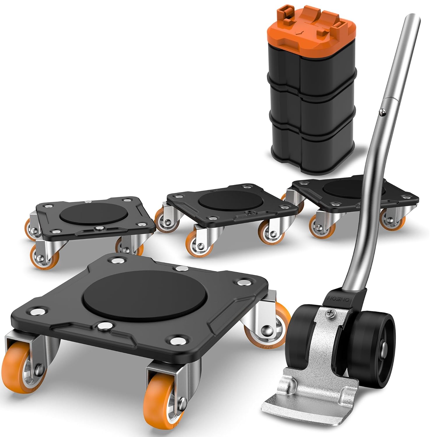 ONEON Furniture Mover Plus Upgrated to Full Carbon Steel Panels Dolly Reinforced Rib Design Increased Weight Capacity with