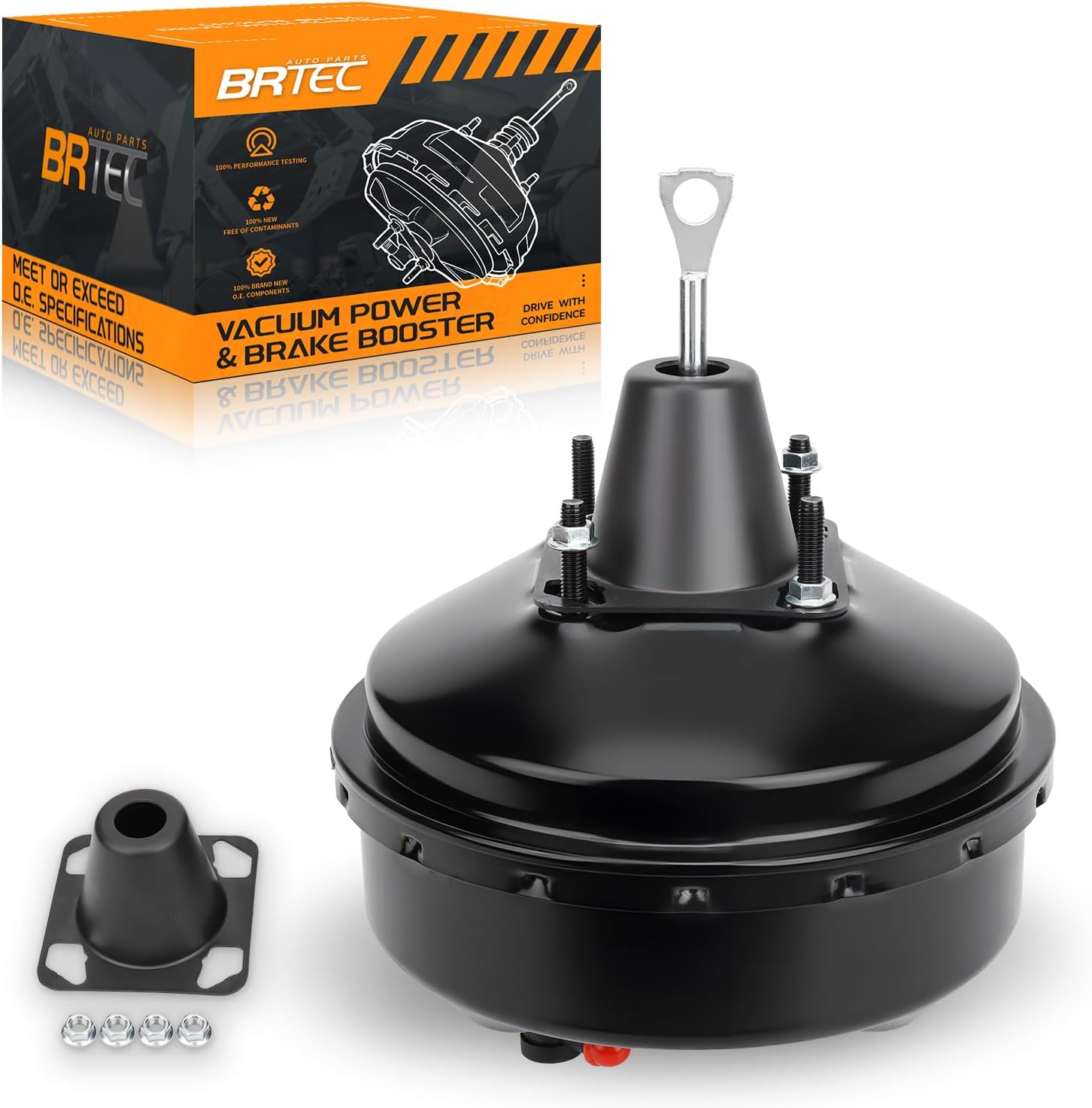 Vacuum Power Brake Booster for Chevy Blazer 1998-2005, S10 1998-2004; for GMC Sonoma 1998-2004, Jimmy 1997-2005; for Isuzu Hombre 1998-2000; for Oldsmobile Bravada 1998-2001 54-74822