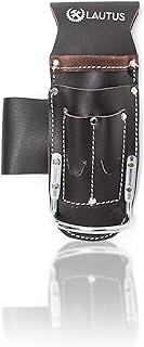 5 Pockets Pliers & Hammer Holder| Oiled Tanned Leather Holder |Carpenter, Construction, Framers, Handyman| Heavy Duty|