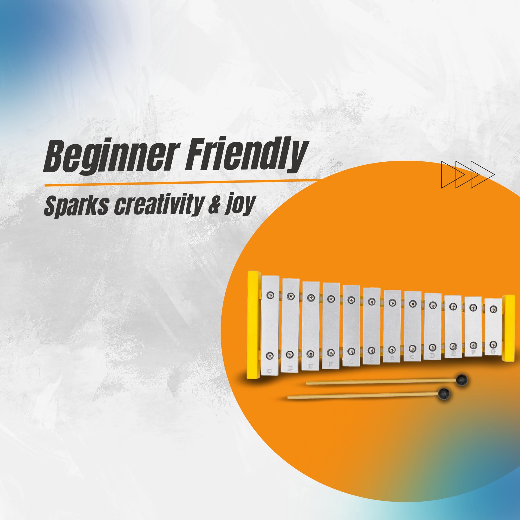 Marmelada Musica 12-Note Tuned Xylophone for Toddlers & Kids – Professional Glockenspiel Musical Toy with Mallets, Guidebook & Video Tutorials – Montessori Music Instrument for Ages 3+, Gift-Ready Box