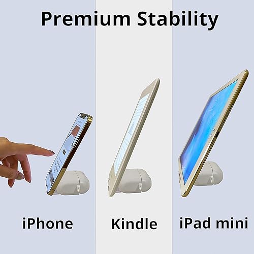 Miniatura 4 de AirStand - Funda para AirPods con soporte invisible para teléfono, compatible con AirPods 1 y 2, protección completa de TPU y policarbonato a prueba