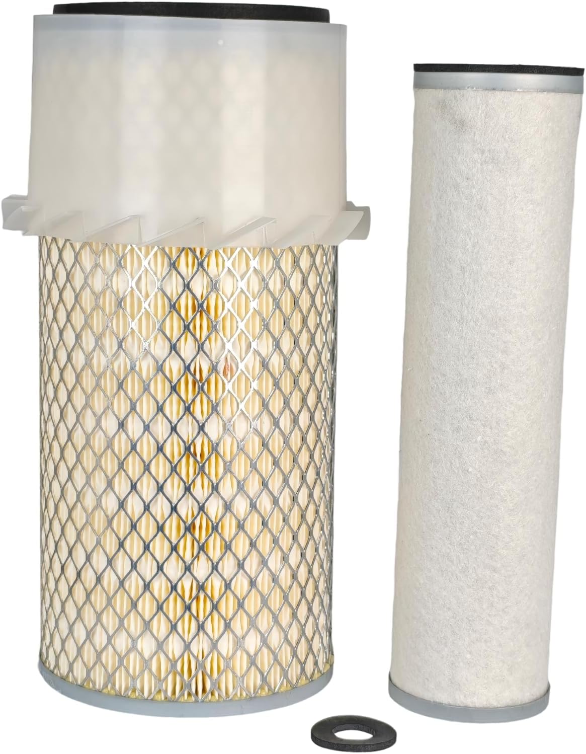 EZROAD Inner Outer Air Filter Kit 1043327M91 1043326M91 Compatible with Massey Ferguson 20C 230 235 245 Primary Secondary Engine Tractor