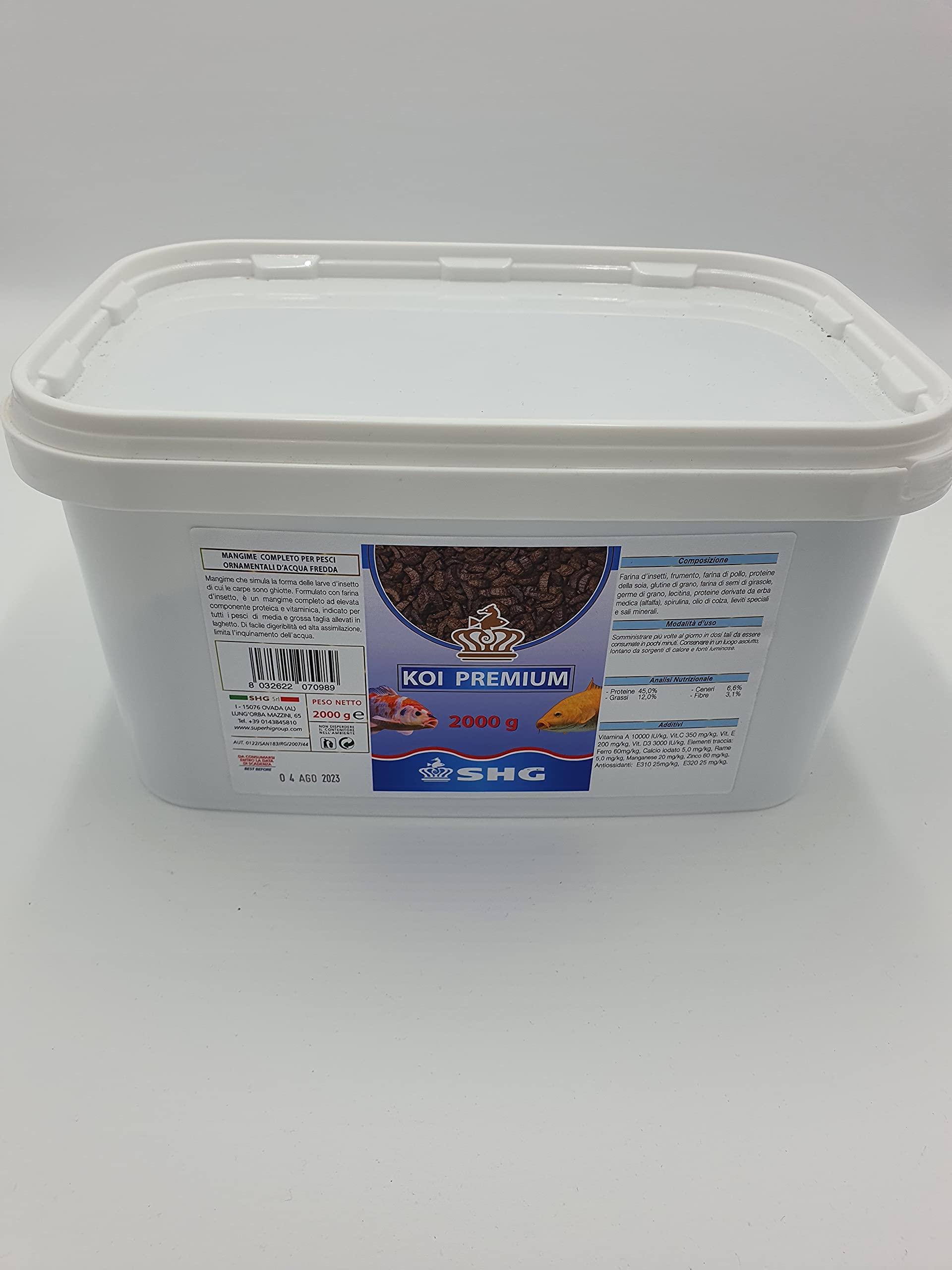 SHG KOI Premium 2000 gr mangime per pesci da laghetto carpe pesci rossi