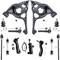 Vista 17 de Detroit Axle – 12 brazos de control superiores e inferiores delanteros con rótulas, barras de unión exteriores e interiores con topes, barras