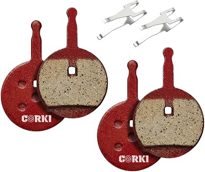 corki 2 Pairs Bicycle Disc Brake Pads for Avid Mechanical BB5 Resin,Semi-Metallic,Sintered Metal