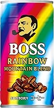 BOSS Suntory Coffee Boss Rainbow Mountain Blend 6.3 oz (185 g) x 30 Bottles