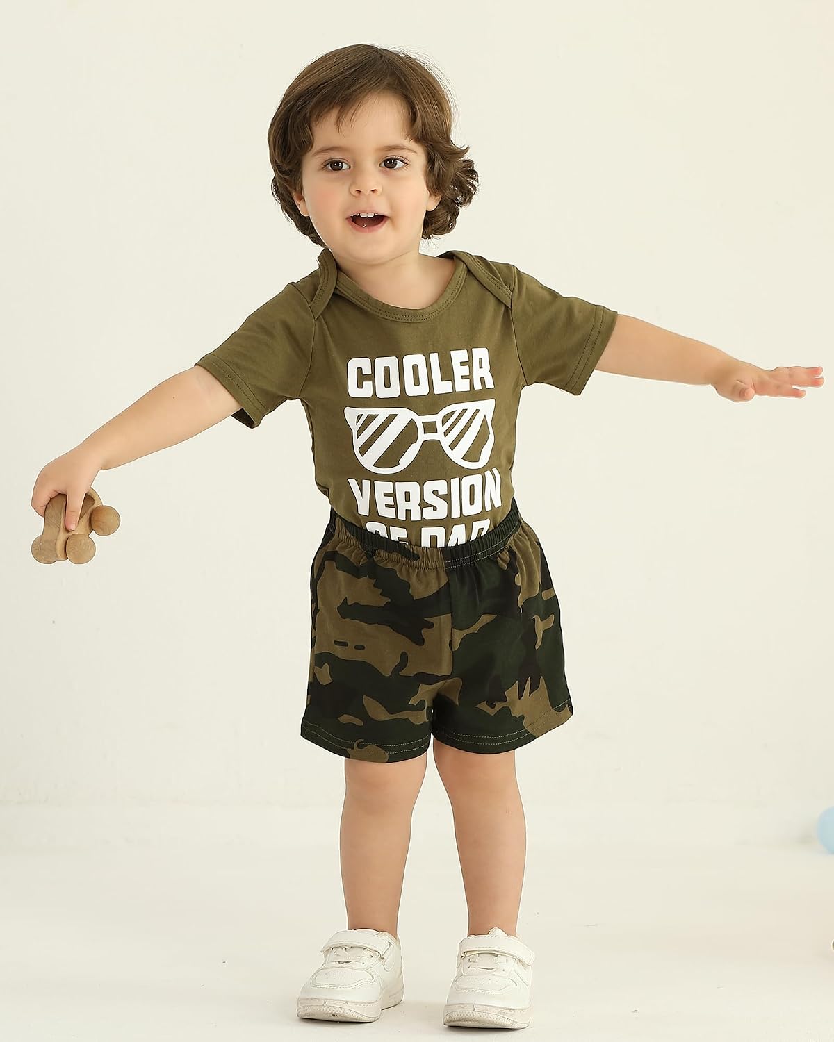 NZRVAWS Newborn Baby Boy Clothes Letter Printed Romper Shorts t Outfits Camo Clothing Set 0 3 6 9 12 Months