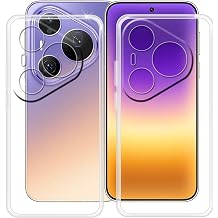 Case for Huawei Pura 90s Pro Max, Shockproof, 2 Pieces, Clear