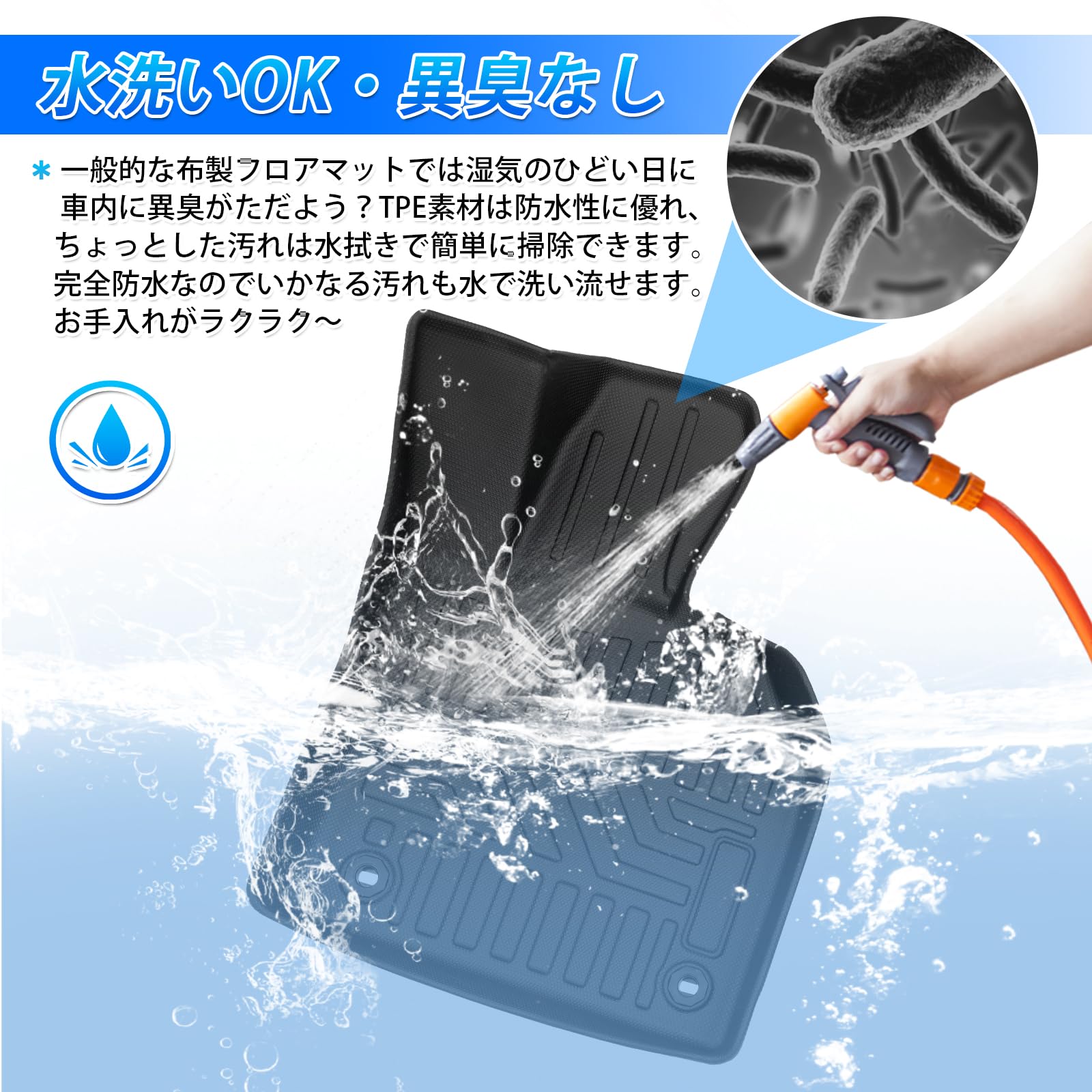GIMUYA トヨタ 新型 60系 プリウス フロアマット 3D 防水 Amazon | GIMUYA トヨタ 新型 60系 プリウス フロアマット 3D 防水
