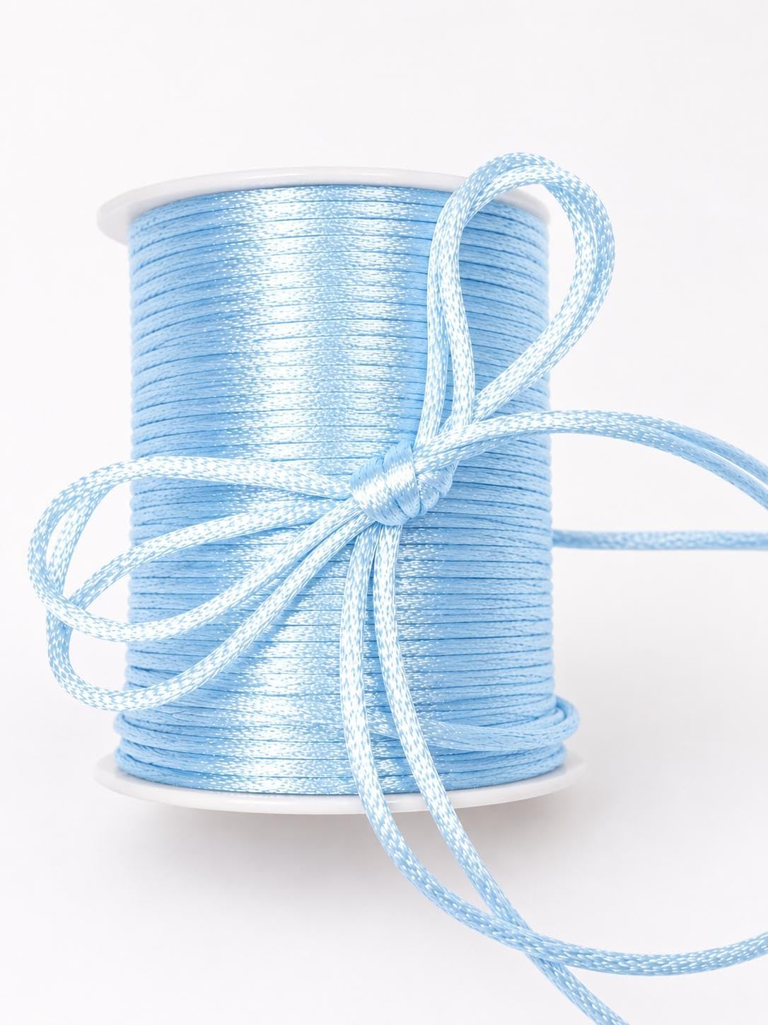 Sedona Designz 2mm Satin Rat Tail Cord String – 100 Yards Roll – Smooth Shiny Nylon Cord for Jewelry Making, Crafts & Decorations - Gold