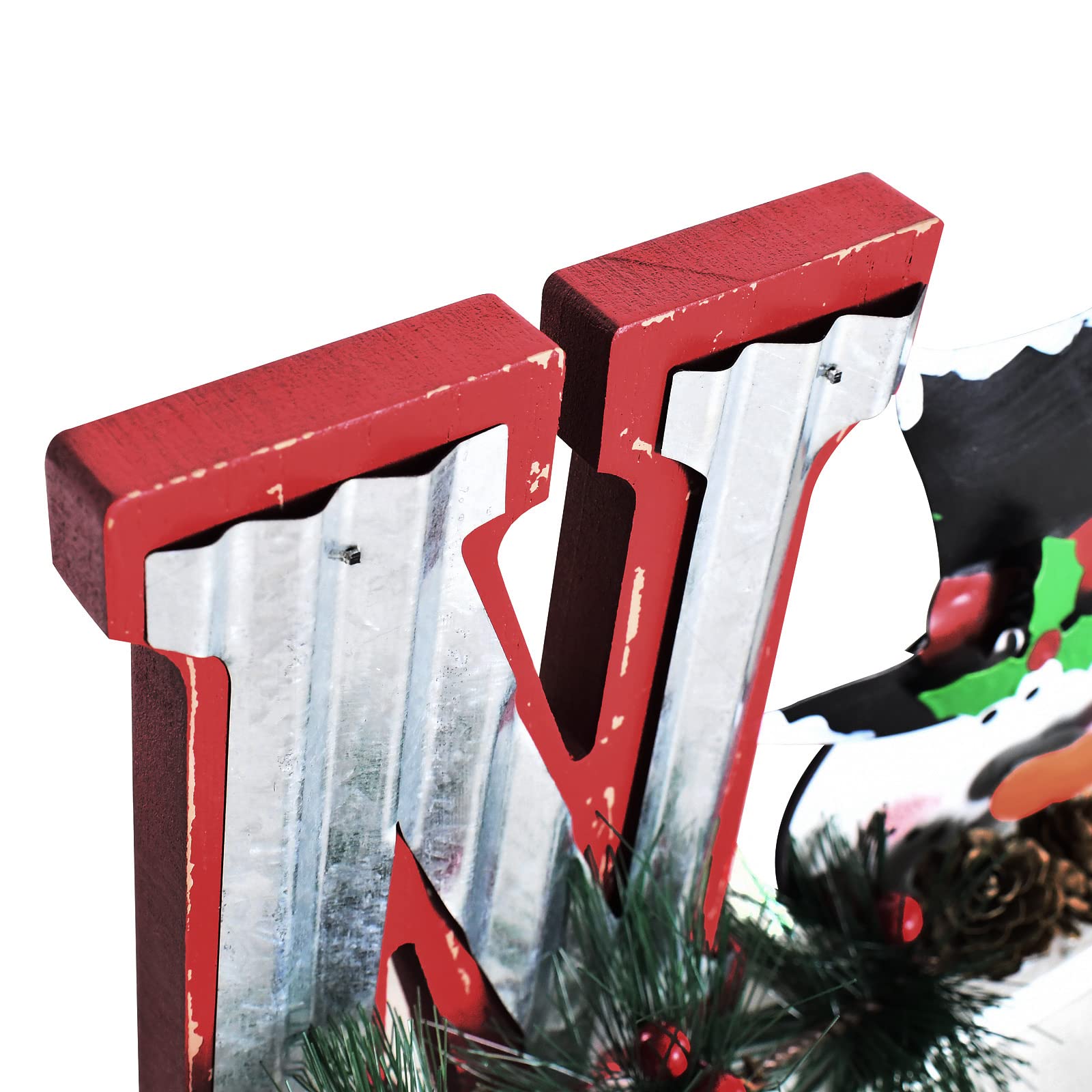 Amazon.co.jp: Wood Noel クリスマスサイン 装飾 切り抜き 木製 言葉