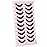 wiwoseo False Eyelashes Russian Strip Lashes Natural Look Lashes Wispy Volume Russian Lashes 3D Effect Fake Eyelashes 10 Pairs Pack