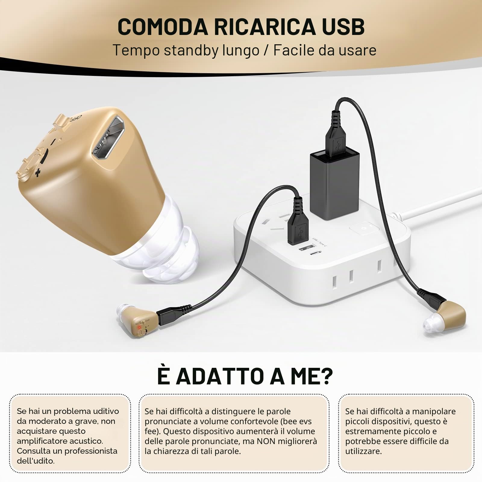 Amplificatore Audio Digitale Ricaricabile con Cancellazione Digitale del Rumore per Trasporto Portatile